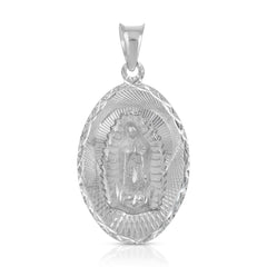 White Gold Mexican Charm